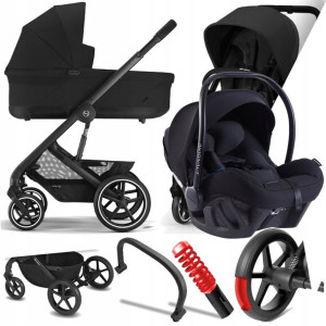 Wózek 3w1 Cybex Balios S Lux Blk 01 I Pixel Pro
