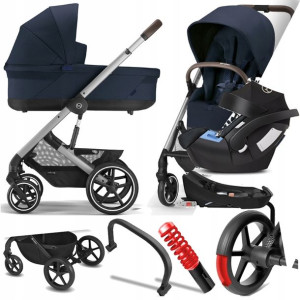 Wózek 4w1 Cybex Balios S Lux Slv 03 I Aton 5 Baza