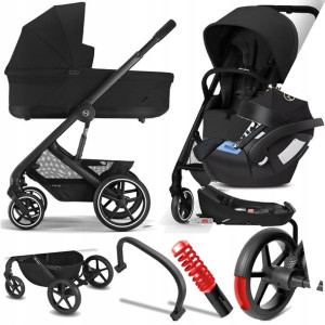 Wózek 4w1 Cybex Balios S Lux Blk 01 I Aton 5 Baza