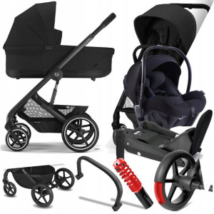 Wózek 4w1 Cybex Balios S Lux Blk 01 I Pixel + Baza