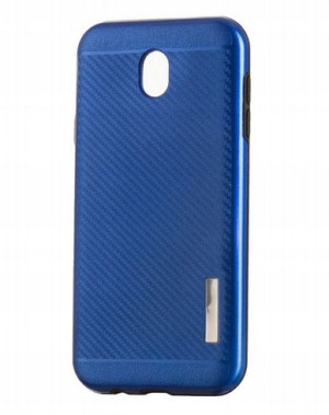 Etui Carbon Pancerne Do Samsung J7 2017 Blue
