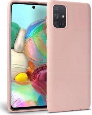 Etui Jelly Matowe Pink Do Samsung A31