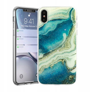 Etui Silikonowe MARBLE BLUE do Samsung A70