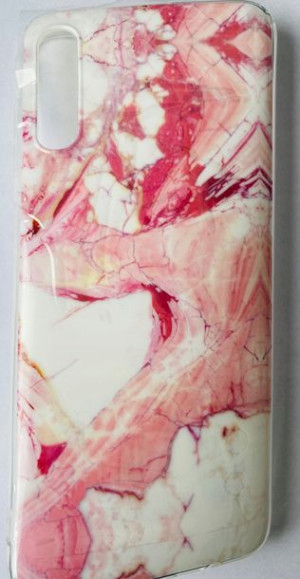 Etui Silikonowe MARBLE PINK do Samsung A70