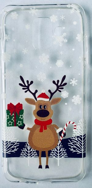 Etui Silikonowe nadruk Renifer do Samsung A6 A600