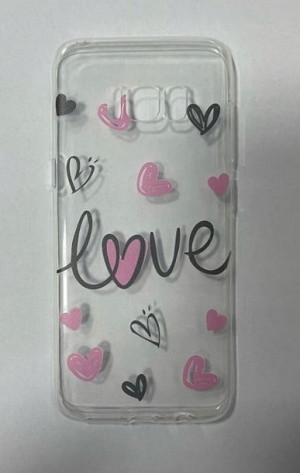 Etui Silikonowe Wzór Love Serca Do Samsung S8