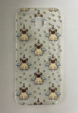 Etui Wzór 3d Pieski Mopsy Samsung Galaxy J6+