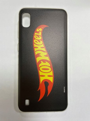 Etui Wzorek Nadruk Hot Wheels Samsung A10 Black