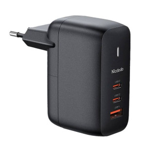 Ładowarka Sieciowa Gan 65w Mcdodo Ch-0291 2x Usb-c, Usb-a (czarna)