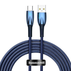 Kabel Usb Do Usb-c Baseus Glimmer, 100w, 2m (niebieski)