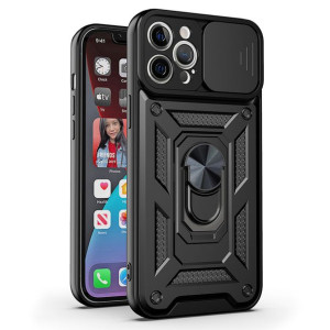 Slide Camera Armor Case Do Iphone 14 Plus Czarny