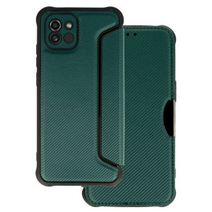 Kabura Razor Carbon Book Do Samsung Galaxy A03 Ciemnozielona