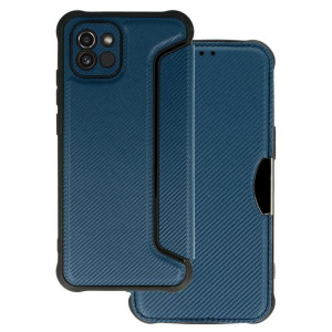 Kabura Razor Carbon Book Do Samsung Galaxy A03 Granatowa