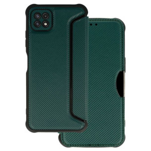 Kabura Razor Carbon Book Do Samsung Galaxy A22 5g Ciemnozielona