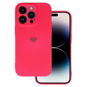 Vennus Silicone Heart Case Do Samsung Galaxy A03 Wzór 1 Fuksja