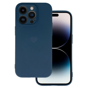 Vennus Silicone Heart Case Do Xiaomi Redmi 10c Wzór 1 Granatowy