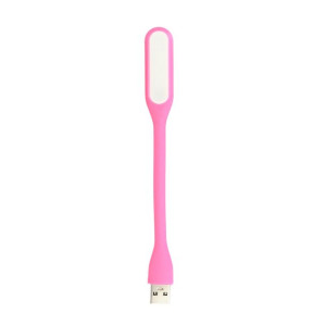 Lampka Mini Led Silikonowa Usb Różowa