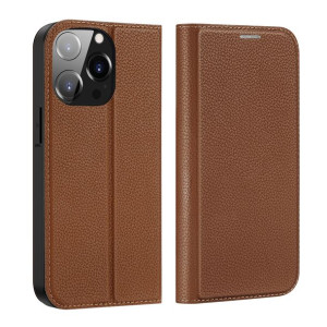 Etui Dux Ducis Skin X2 Do Iphone 14 Pro Max Brązowe