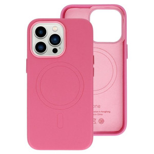 Magsafe Leather Case Iphone 13 Różowy