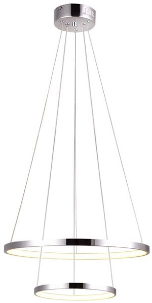 Lune Zwis 50 Okrągły Podwójny 40w Led 4000k Chrom