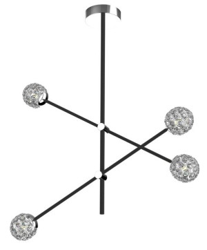 Paksos Zwis 4xmax 5w G9 Led Czarny