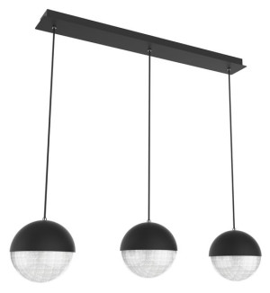 Furni Zwis 70x15 3x5w Led Czarny 4000k