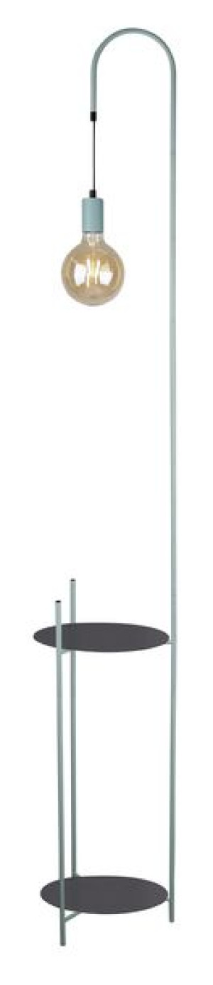 Walk Lampa Podłogowa Czarny+zielony 1x40w E27