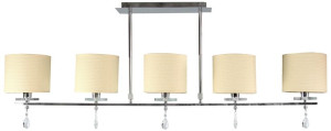 Estera Ampla 5x40w E14 Chrom