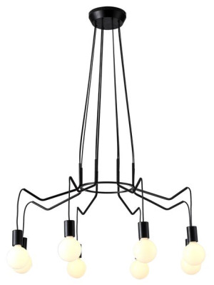 Basso Zwis 8x40w E27 Czarny Matowy
