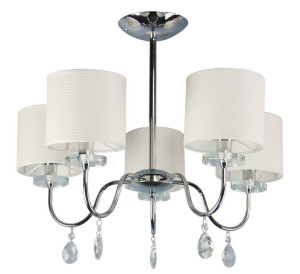 Estera Zwis 5x40w E14 Chrom