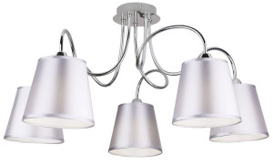 Luk Zwis 5x40w E14 Chrom