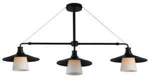 Loft Zwis 3x60w E27 Czarny