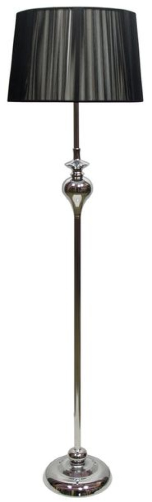 Gillenia Lampa Podłogowa 1x60w E27 Czarna
