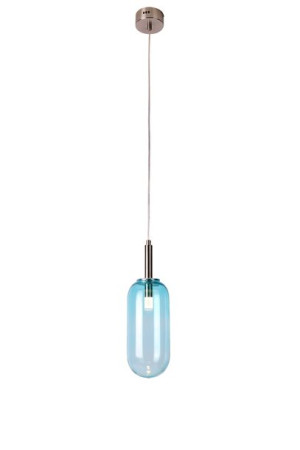 Fiuggi Lampa Wisząca 1x6w Led Niebieski