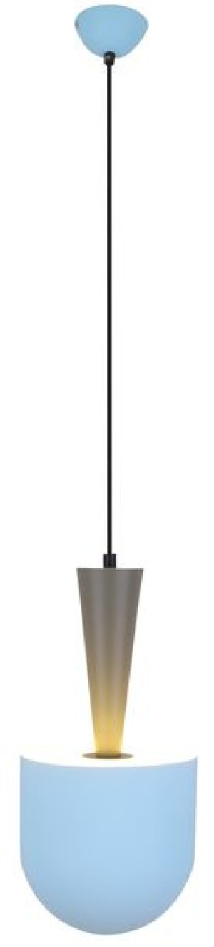 Visby Lampa Wisząca 1x40w E27 Niebieski, Szary