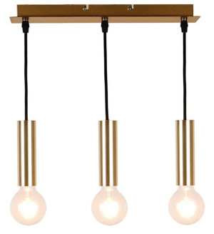 Dallas Lampa Wisząca 3x40w E27 Złoty