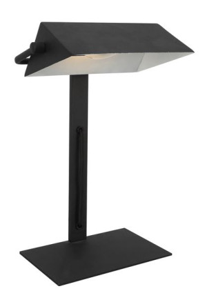 Bankier Lampa Gabinetowa 1x40w E14 Czarny