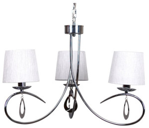 Arnika Zwis 3x40w E14 Chrom / Biały