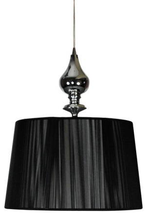 Gillenia Zwis 1x60w E27 Czarny