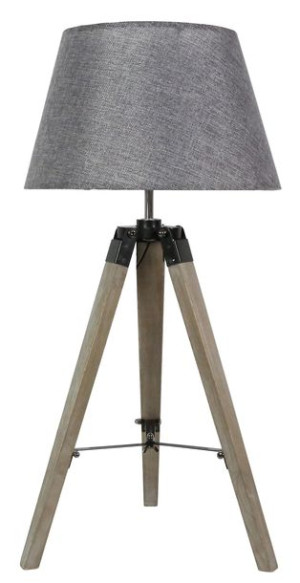 Lugano Lampka Gabinetowa 1x60w E27 Szary + Abażur O Tym Samym Indeksie