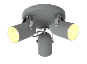Gray Plafon 3x40w E14 Szary