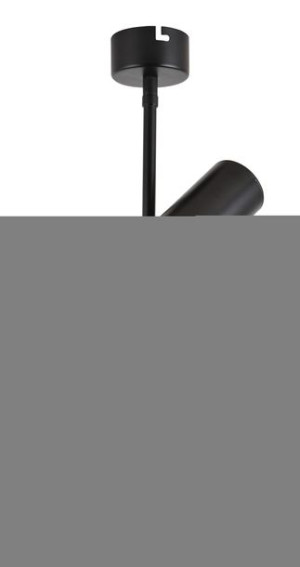 Tuba Lampa Wisząca 2x5w Led Czarny 4000k