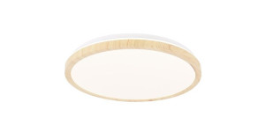 Gandava Lampa Sufitowa Plafon 18w Led Biało Drewniany 4000k