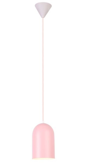 Oss Lampa Wisząca 1x40w E27 Różowy