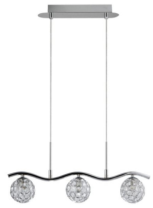 Starlet Zwis 3x40w G9 Chrom/transparent