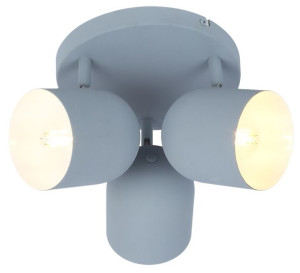 Azuro Plafon 3x40w E27 Szary Mat