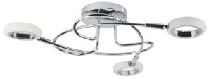Aurelion Plafon 3x4w Led Chrom 3000k