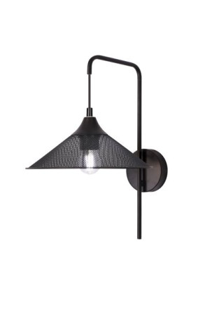 Kiruna Lampa Kinkiet 1x40w E27 Czarny