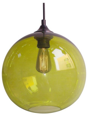 Edison Zwis 25 1x60w E27 Zielony + Żarówka