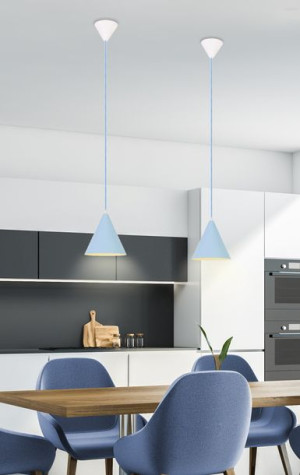 Voss Lampa Wisząca 1x40w E27 Żółty